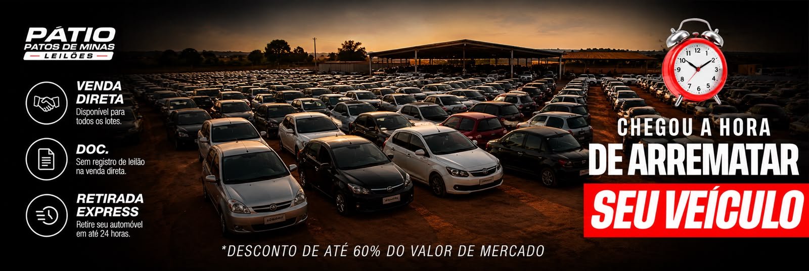 Chegou a hora de arrematar seu veículo