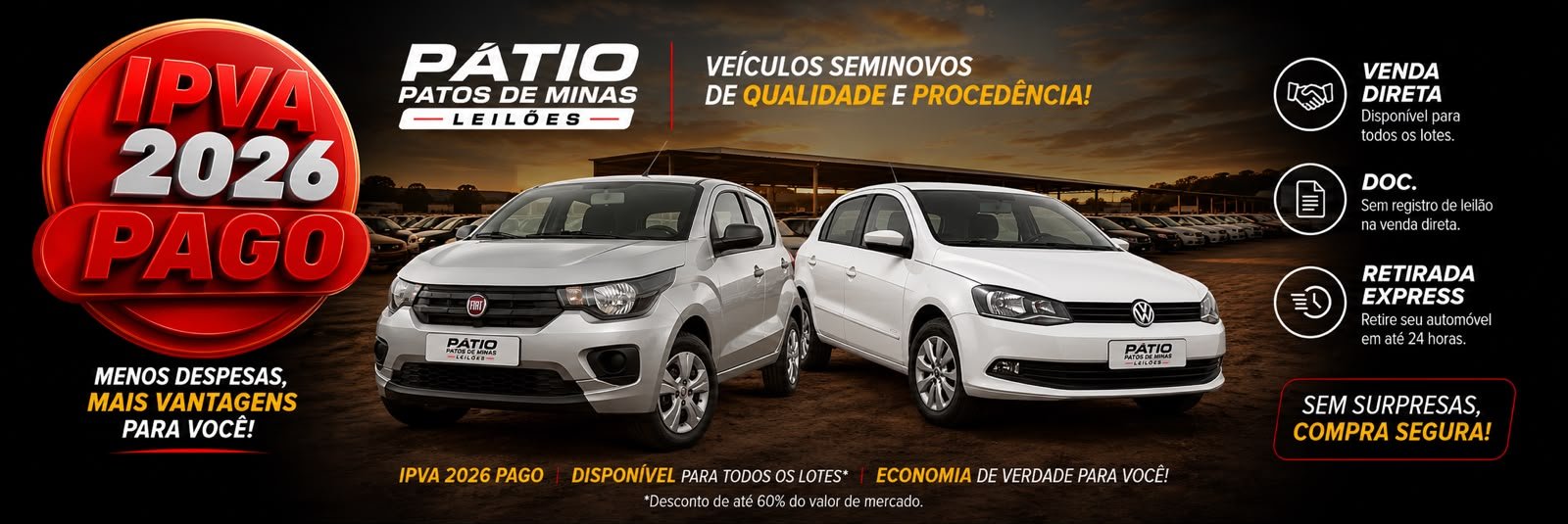 Ipva 2026 Pago - Veículos sem débitos