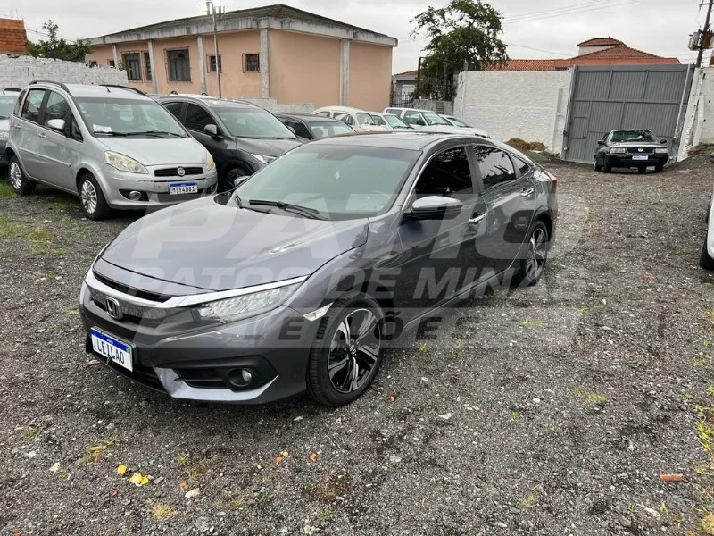 HONDA CIVIC TOURING CVT; 2018/2018; CINZA; GASOLINA