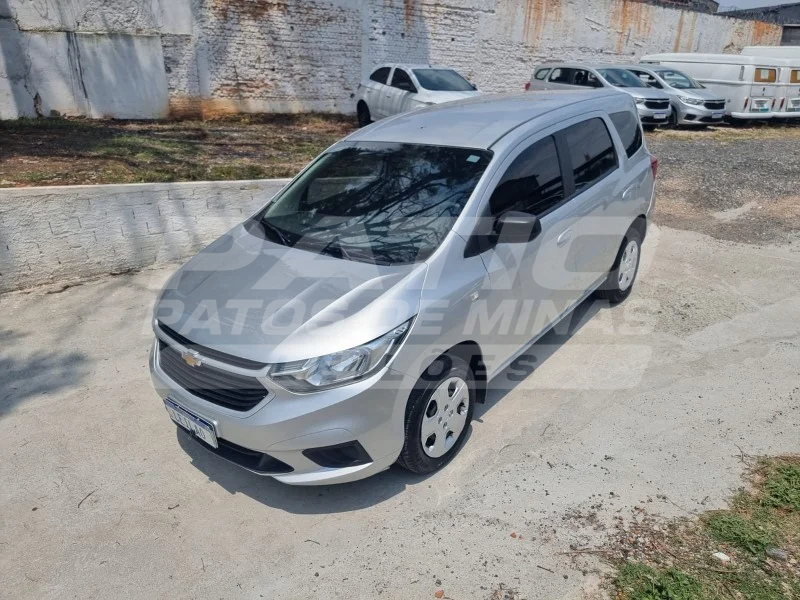 CHEVROLET SPIN 1.8L MT LS E.; 2021/2021; PRATA; ALCO.GASOL