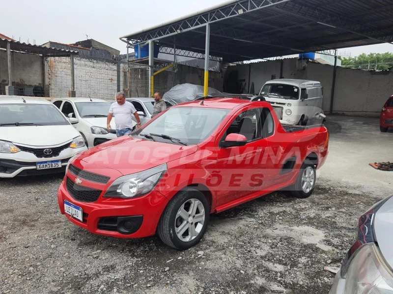 CHEVROLET MONTANA SPORT; 2014/2015; VERMELHA; ALCO.GASOL