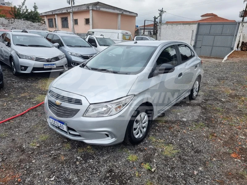 CHEVROLET ONIX 10MT JOYE; 2018/2019; PRATA; ALCO.GASOL