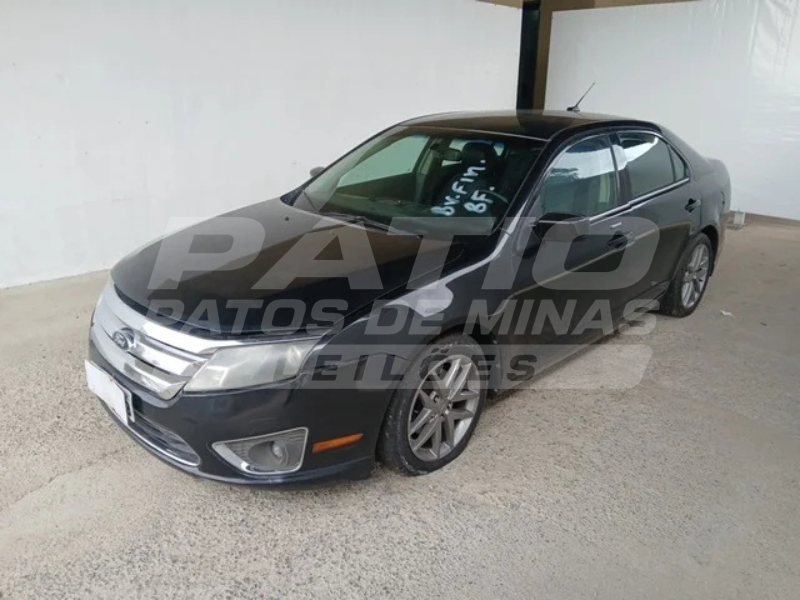 FORD - FUSION PRETA 2012/2012 ALCO/GASO