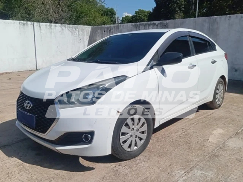 HYUNDAI - HB20S 1.0M UNIQ BRANCA 2018/2019 ALCO/GASO