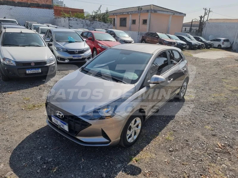 HYUNDAI HB20 10M VISION; 2022/2022; PRATA; ALCO.GASOL