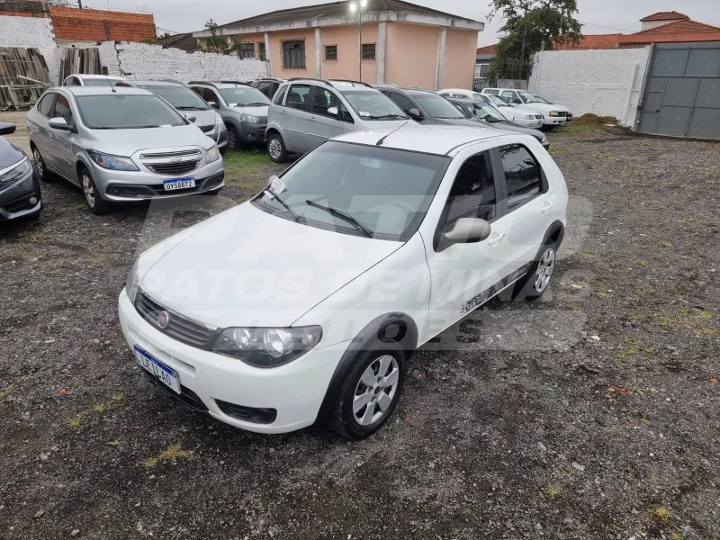 FIAT PALIO FIRE WAY; 2015/2015; BRANCA; ALCO.GASOL