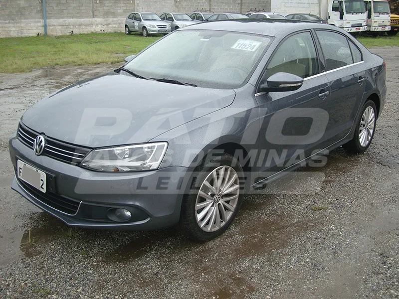 VW JETTA 2.0T ANOMOD 2014, COR CINZA, GASOLINA